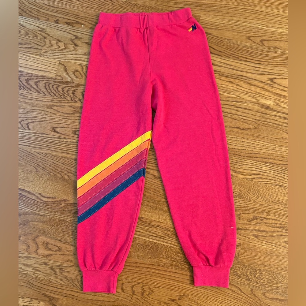 Aviator nation, five stripe Chevron joggers